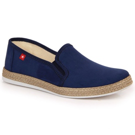 Espadrillas slip on Big Star W JJ276003 blu navy