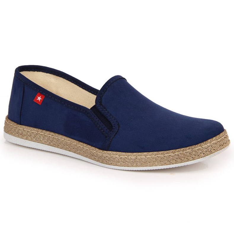 Espadrillas slip on Big Star W JJ276003 blu navy