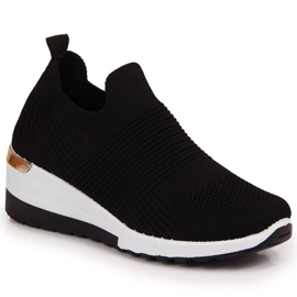 Sneakers calze slip on McKeylor W JAN95B nere nero