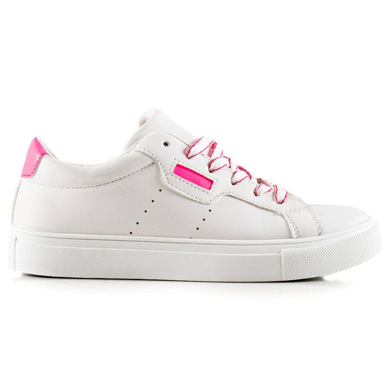 TRENDI Scarpe Sportive Bianche Con Ecopelle bianca