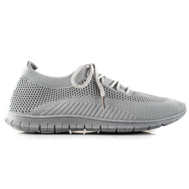 TRENDI Scarpe sportive stringate grigio