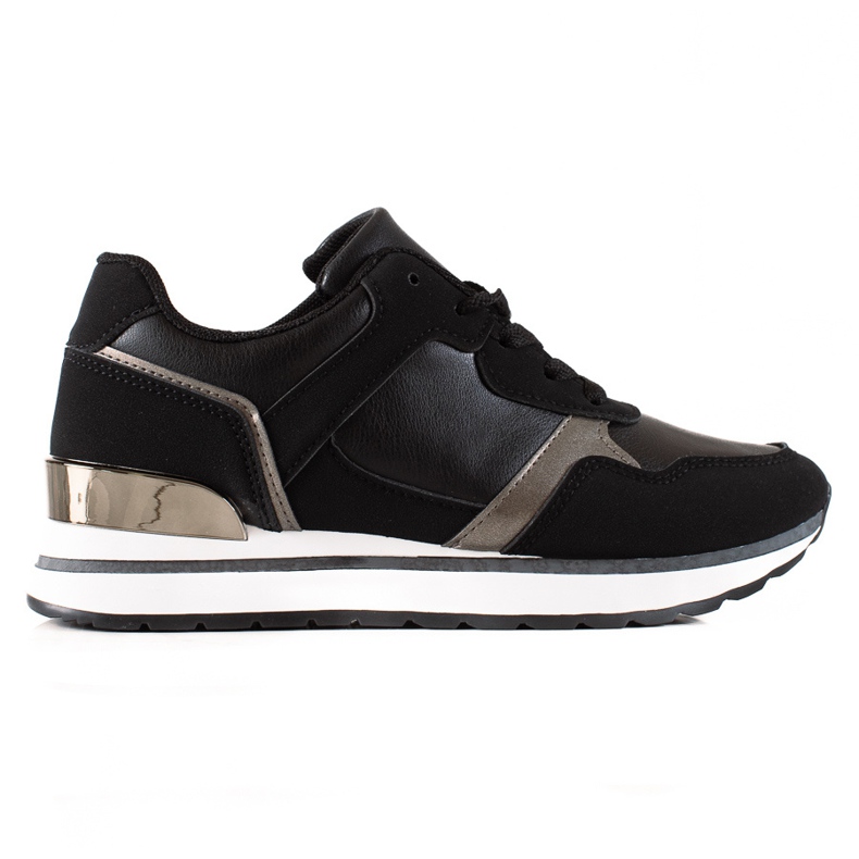 TRENDI Sneakers nere sulla piattaforma nero