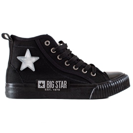 Sneakers alte da donna Big Star JJ274380 nero