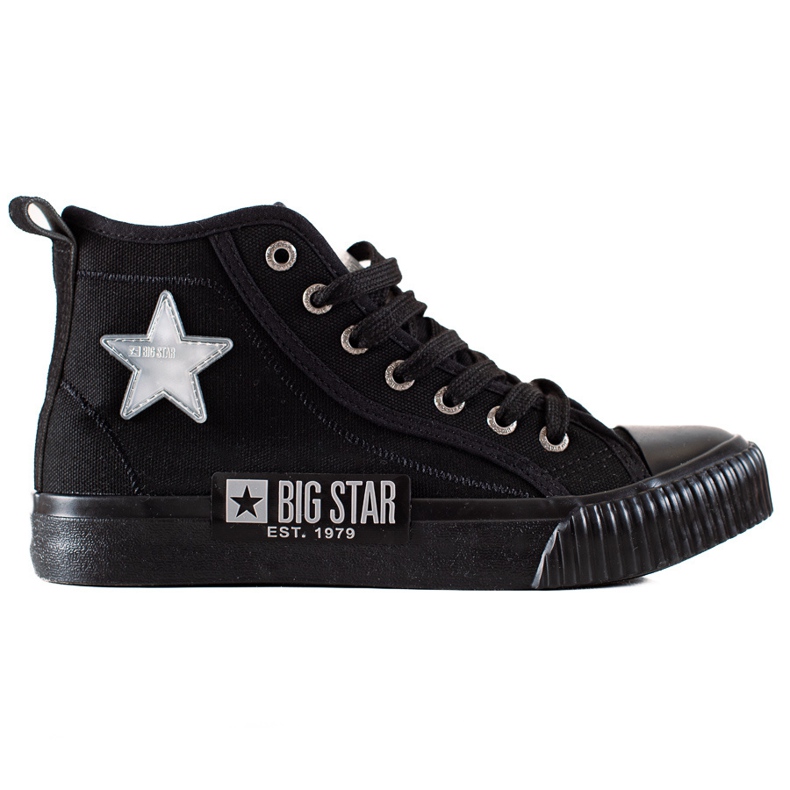 Sneakers alte da donna Big Star JJ274380 nero
