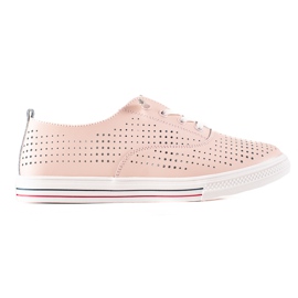 Vinceza Sneakers VICEZA in pelle traforata rosa