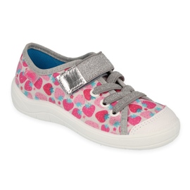 Scarpe per bambini Befado 251X190 rosa grigio
