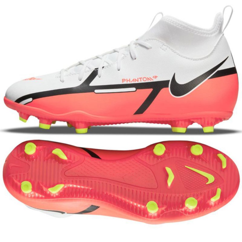 Scarpa da calcio Nike Phantom GT2 Club Dynamic Fit FG / MG Jr DC0822 167 bianca