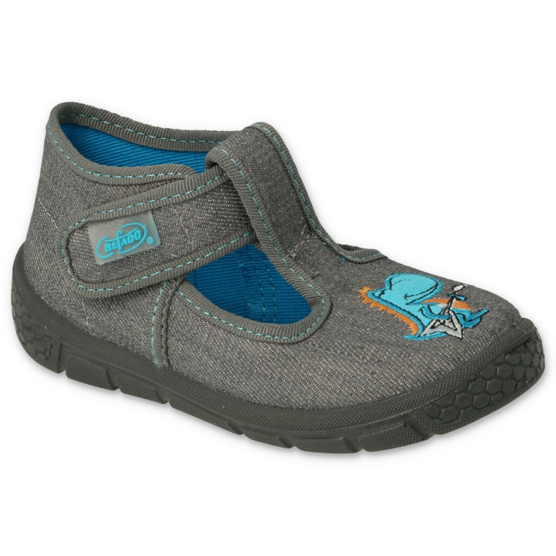 Slifori per bambini di Befado 531P098 GREE grigio
