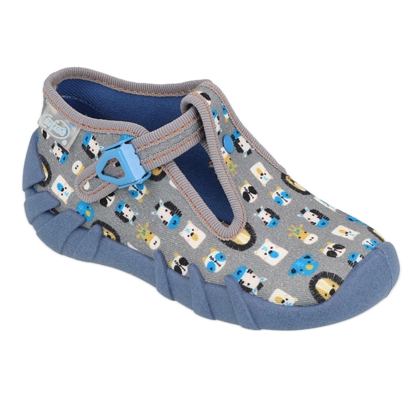 Scarpe per bambini Befado 110P438 blu grigio multicolore