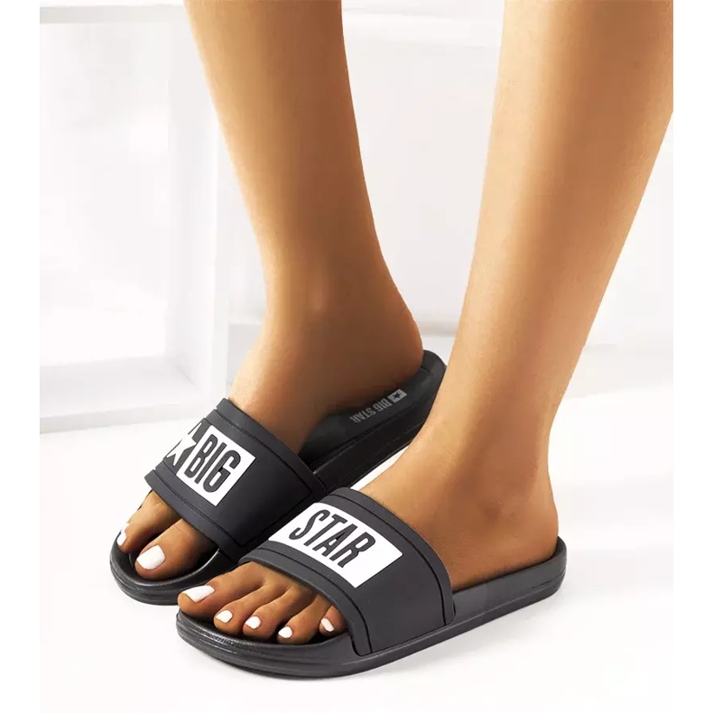 Ciabatte da donna Big Star DD274A266 nere nero