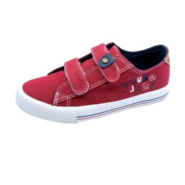 Sneaker per bambini per chiusura strappo Red Atletico WY20758 rosso