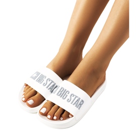 Ciabatte da donna bianche Big Star FF274A199 101 bianco