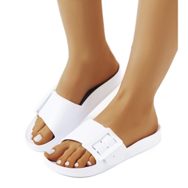 Ciabatte Big Star FF274A391 bianche bianca
