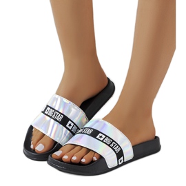 Ciabatte argento Big Star GG274A005 d'argento