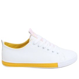 Sneakers bianche da donna Twerd Yellow bianco