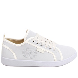 Grey Trest Sneakers chanelki grigie grigio