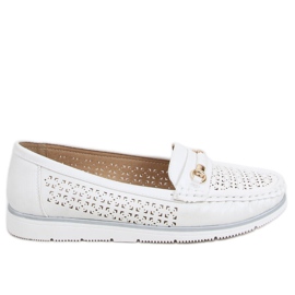 Mocassini da donna Senda White bianca