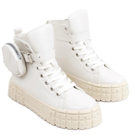 Sneakers beige alte fino alla caviglia Burn Beige