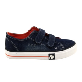Jeans Navy Atletico Velcro WY21427 blu