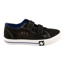 Jeans Nero Atletico Velcro WY21427