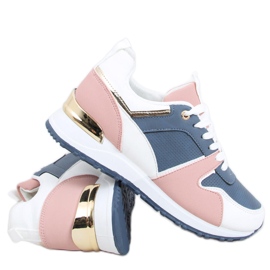 Scarpe sportive da donna Vevo NAVY / PINK bianco blu rosa