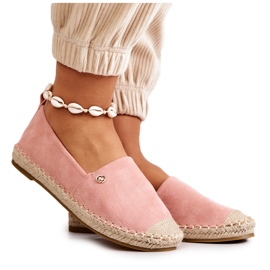PE1 Espadrillas da donna in camoscio rosa Joaquin
