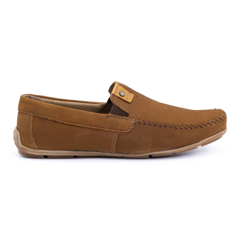 Olivier Mocassini da uomo in pelle 937MA rosso multicolore