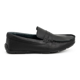 Olivier Mocassini da uomo in pelle 894MA neri nero