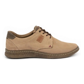 Olivier Scarpe casual da uomo in pelle 930MA beige