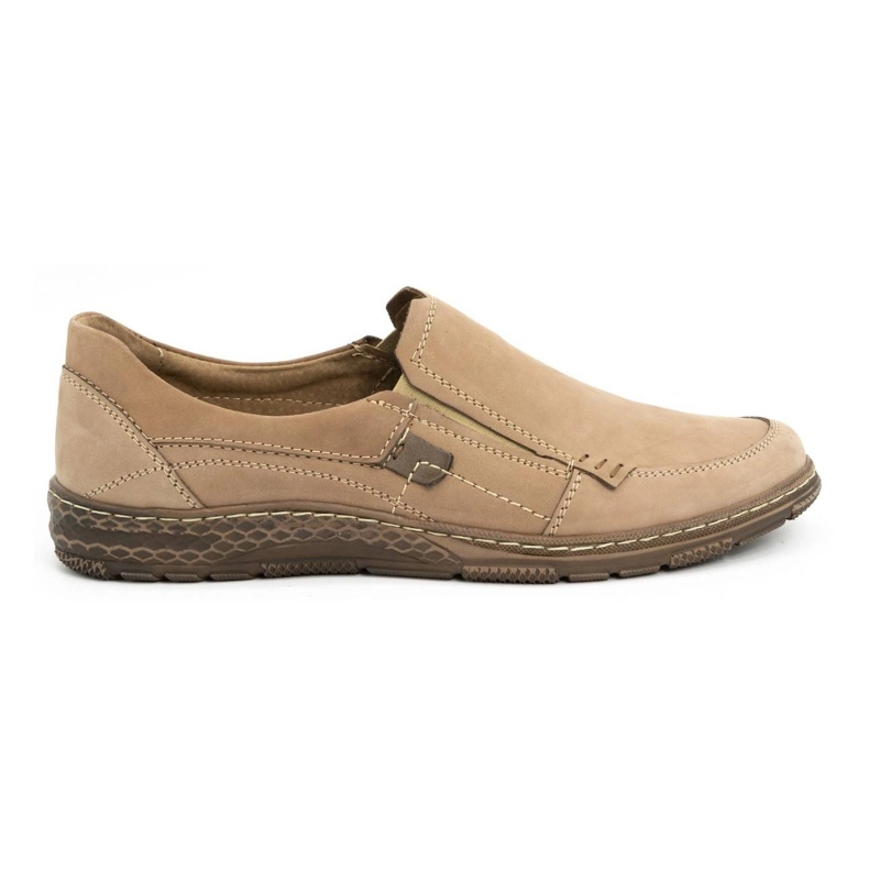 Olivier Mocassini da uomo in pelle 943MA beige