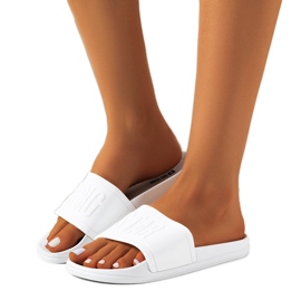 Ciabatte da donna Big Star DD274A268 bianche bianco