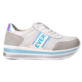Filippo Scarpe sportive in pelle Ever bianca