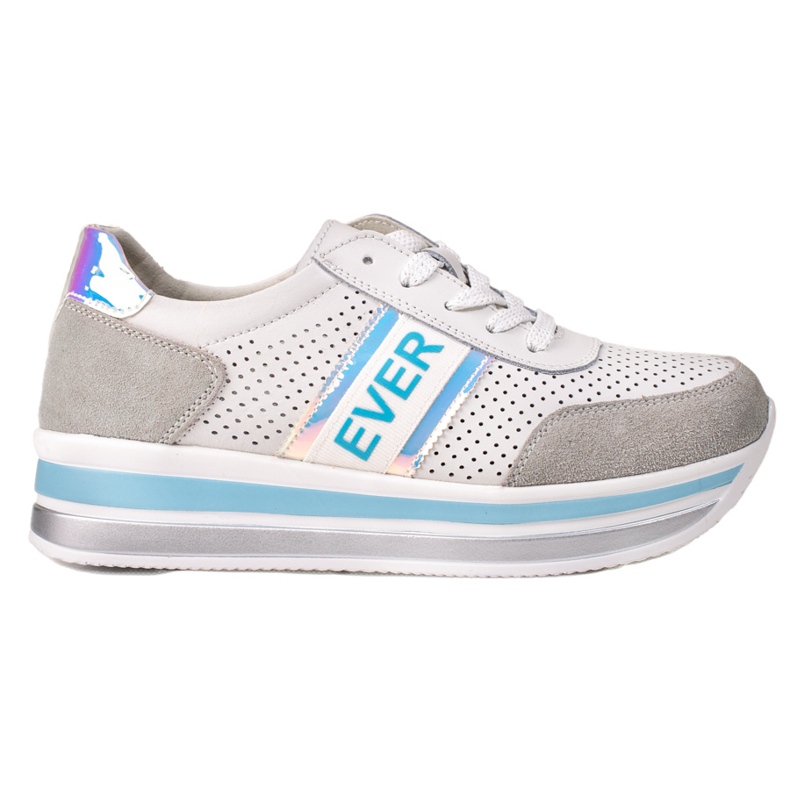 Filippo Scarpe sportive in pelle Ever bianca