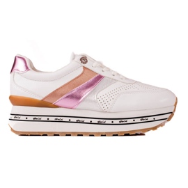 G2G/Good To Great Sneakers alla moda bianche e rosa bianco