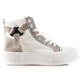 G2G/Good To Great Sneakers alte alla moda bianco