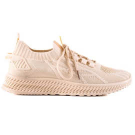 TRENDI Scarpe sportive alla moda beige