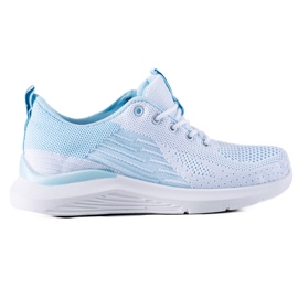 TRENDI Scarpe sportive comode bianco blu