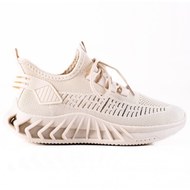 TRENDI Sneakers in tessuto beige