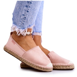 Espadrillas classiche da donna Big Star JJ274955 rosa