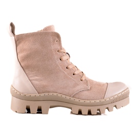 S. BARSKI Trapper scamosciati S.BARSKI beige