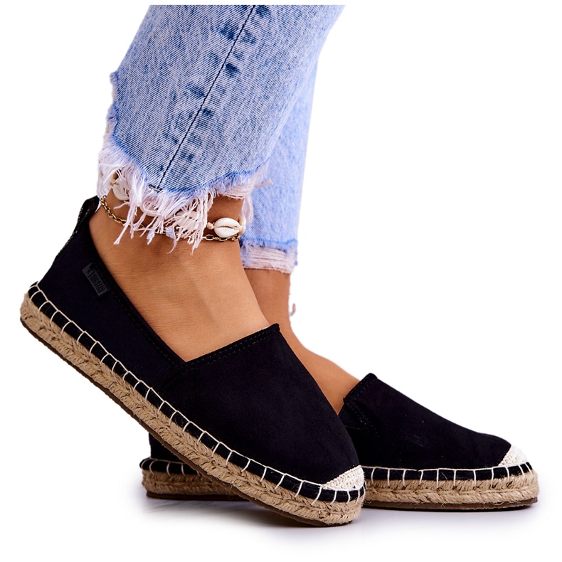Espadrillas classiche da donna Big Star JJ274952 nere nero