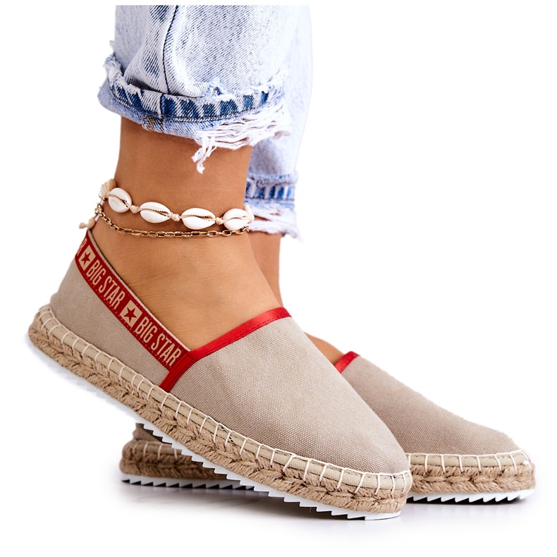 Espadrillas slip-on Big Star JJ274879 Beige