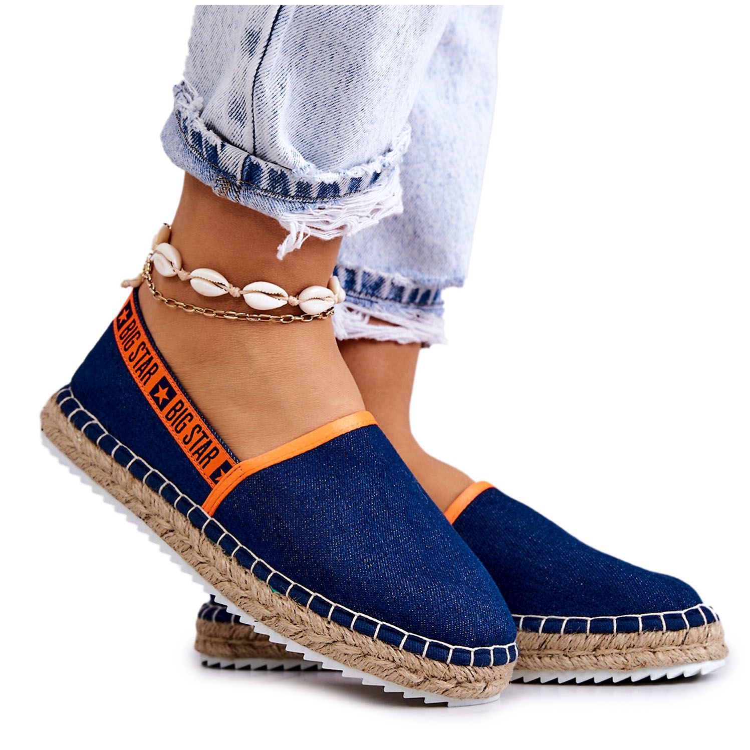 Espadrillas slip-on JJ274877 navy blu