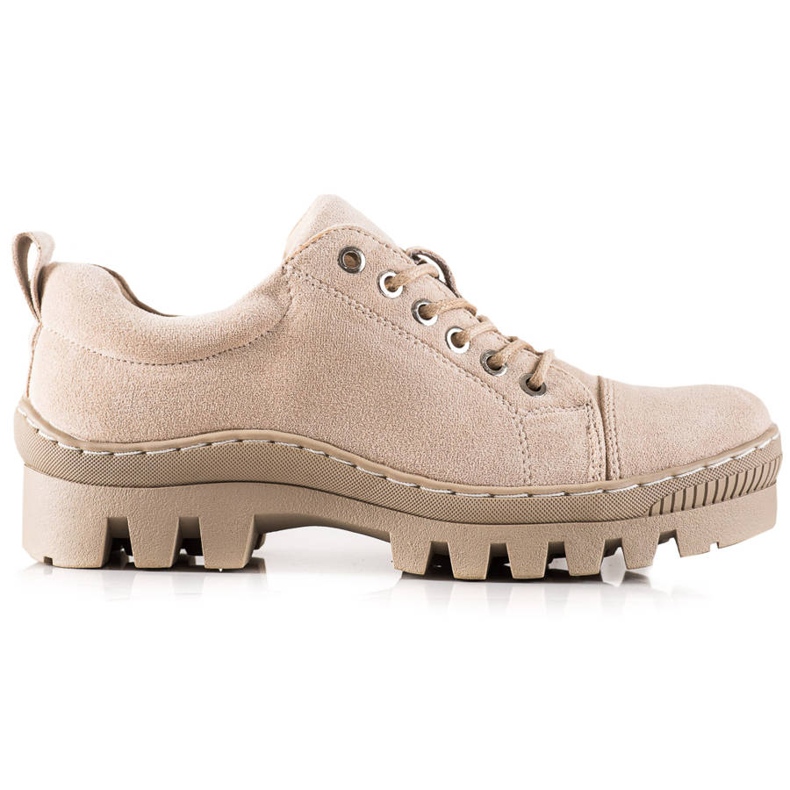 S. BARSKI S.BARSKI Scarpe con plateau beige