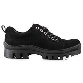 S. BARSKI S.BARSKI Scarpe con plateau nero