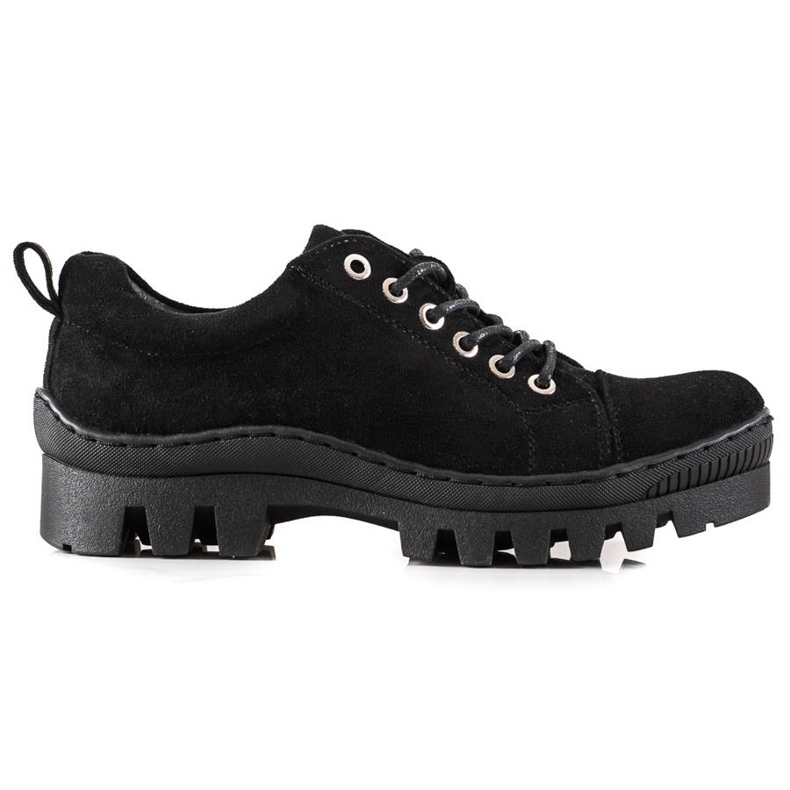 S. BARSKI S.BARSKI Scarpe con plateau nero