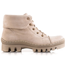 Trapper Beżowe di S. Barski beige