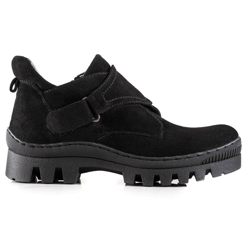 S. BARSKI Stivali in velcro S. Bararski nero