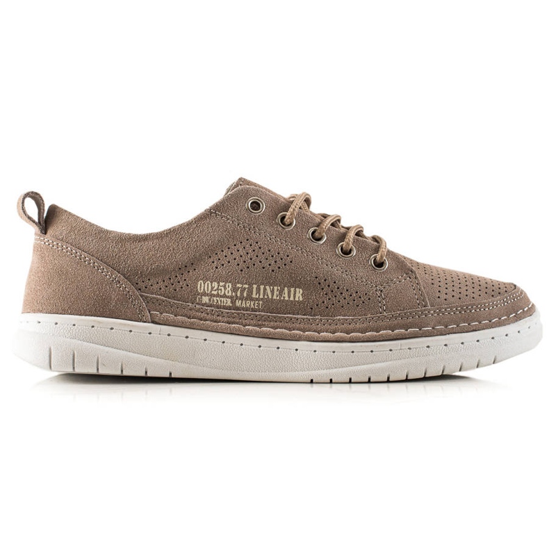 Evento Sneakers in pelle marrone