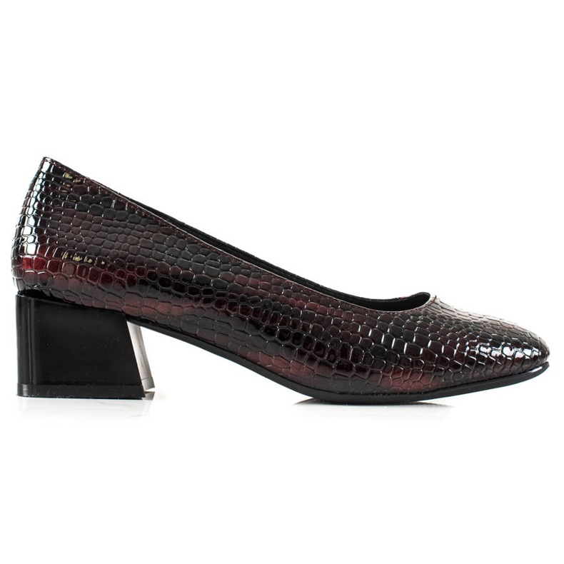 Décolleté Sergio Leone casual nero rosso